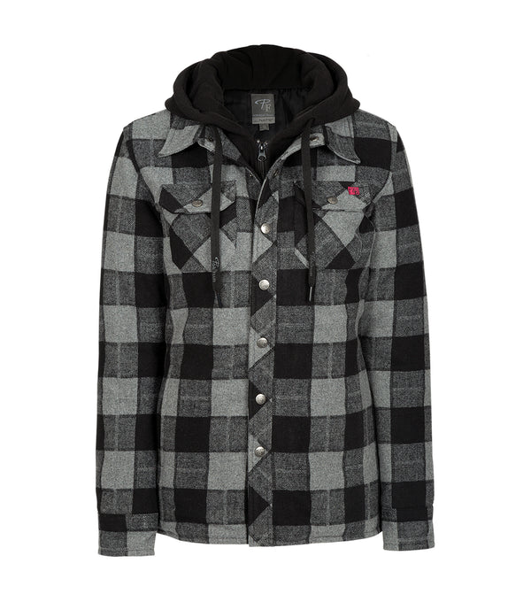 Chemise doublé femme avec capuchon P&F
