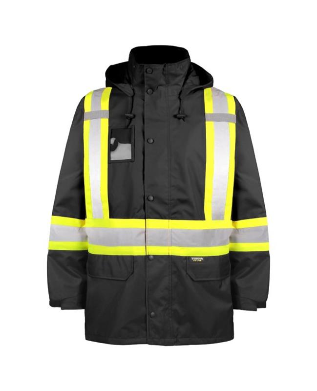 TERRA Hi-Vis 300-Deniers rain jacket
