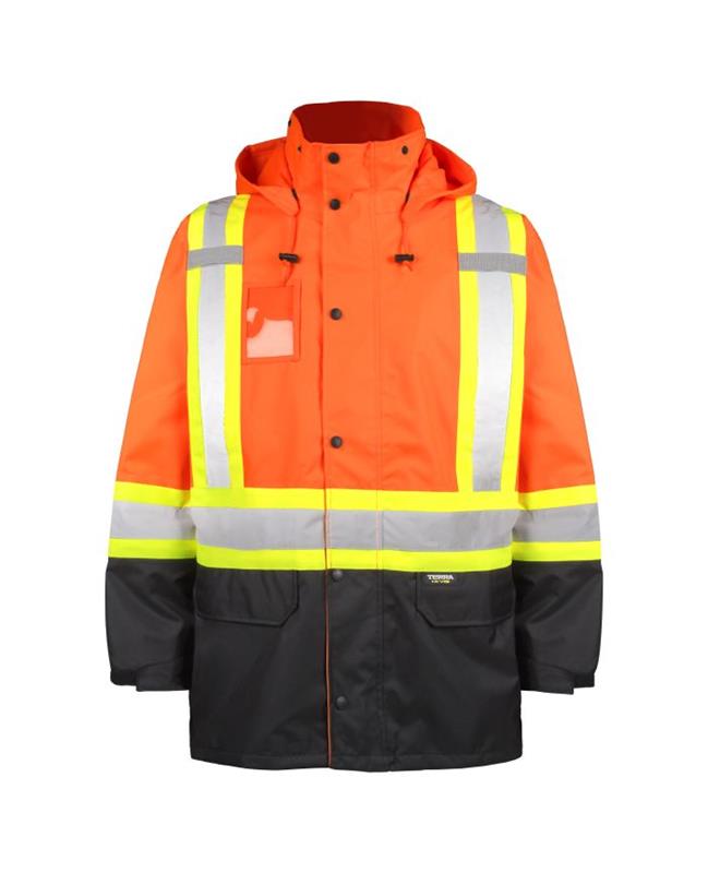 TERRA Hi-Vis 300-Deniers rain jacket