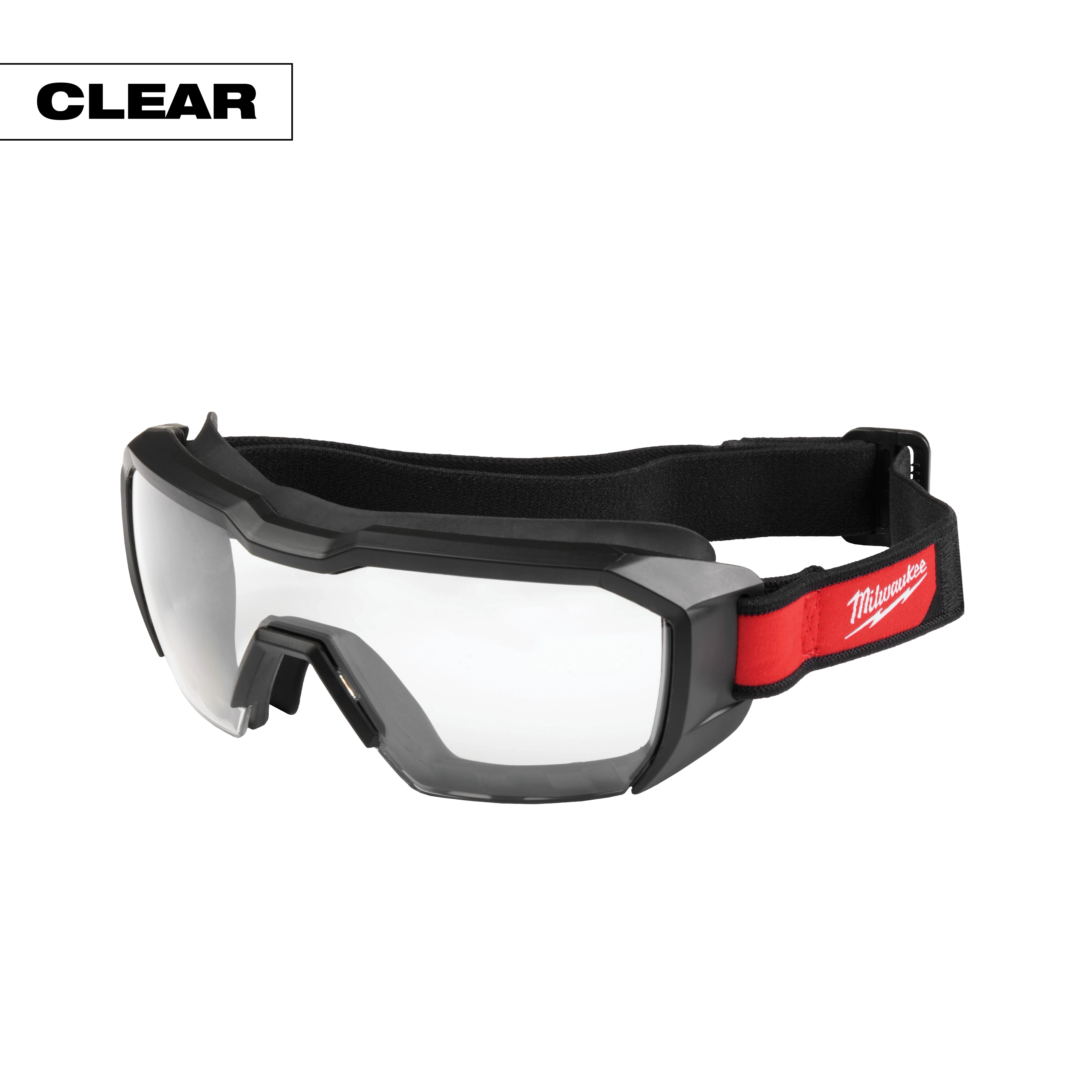 Lunette de sécurité ventilée à profil bas claire MILWAUKEE