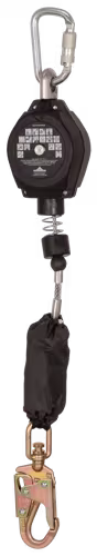 Image LVAR pour bas de pente (Leading Edge) - Cable simple - mousqueton et unité antichoc - 10' PEAKWORKS