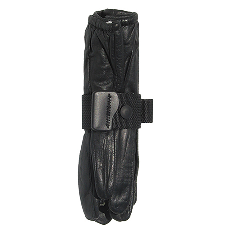 Porte-gant de cuir horizontal