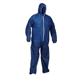 Disposable navy coverall